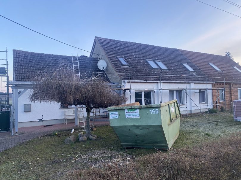 Dach vorher